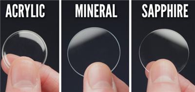 मिनरल वॉच ग्लास और नीलम वॉच ग्लास में क्या अंतर है?