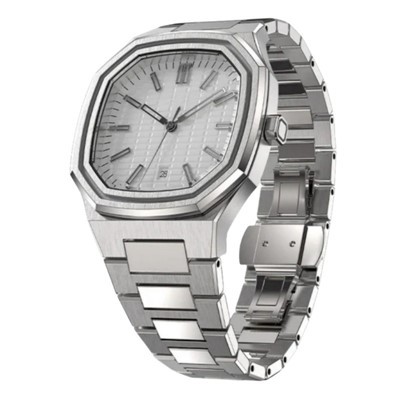 फैशनेबल डिजाइन उच्च गुणवत्ता वाले स्टेनलेस स्टील पुरुषों की कस्टम क्वार्ट्ज कलाई घड़ी क्रोनोग्राफ के साथ